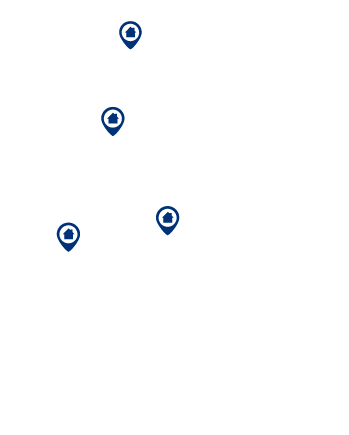 Mapa de Colombia - Sedes PC.com.co